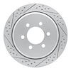 830-54181L Geoperformance Drilled/Slotted Brake Rotor, 2002-2006 Ford/Lincoln/Mercury/Mazda, Position: Rear Left - image 1