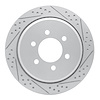 830-54181R Geoperformance Drilled/Slotted Brake Rotor, 2002-2006 Ford/Lincoln/Mercury/Mazda, Position: Rear Right - image 1