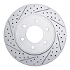 830-54186L Geoperformance Drilled/Slotted Brake Rotor, 2004-2008 Ford/Lincoln/Mercury/Mazda, Position: Front Left - image 1