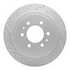 830-54188L Geoperformance Drilled/Slotted Brake Rotor, 2004-2011 Ford/Lincoln/Mercury/Mazda, Position: Rear Left - image 1