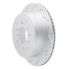 830-54188L Geoperformance Drilled/Slotted Brake Rotor, 2004-2011 Ford/Lincoln/Mercury/Mazda, Position: Rear Left - image 2