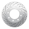 830-54198L Geoperformance Drilled/Slotted Brake Rotor, 2005-2012 Ford/Lincoln/Mercury/Mazda, Position: Front Left - image 1