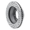 830-54198R Geoperformance Drilled/Slotted Brake Rotor, 2005-2012 Ford/Lincoln/Mercury/Mazda, Position: Front Right - image 4
