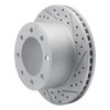 830-54199R Geoperformance Drilled/Slotted Brake Rotor, 2005-2012 Ford/Lincoln/Mercury/Mazda, Position: Rear Right - image 2
