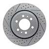 830-54204L Geoperformance Drilled/Slotted Brake Rotor, 2007-2021 Ford/Lincoln/Mercury/Mazda, Position: Front Left - image 1