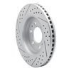 830-54204R Geoperformance Drilled/Slotted Brake Rotor, 2007-2021 Ford/Lincoln/Mercury/Mazda, Position: Front Right - image 4