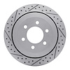 830-54205L Geoperformance Drilled/Slotted Brake Rotor, 2007-2017 Ford/Lincoln/Mercury/Mazda, Position: Rear Left - image 1