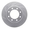830-54211L Geoperformance Drilled/Slotted Brake Rotor, Fits Select Ford/Lincoln/Mercury/Mazda, Position: Fr Left,Front Left