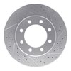 830-54211R Geoperformance Drilled/Slotted Brake Rotor, Fits Select Ford/Lincoln/Mercury/Mazda, Position: Front Right,Fr Right
