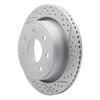 830-54218R Geoperformance Drilled/Slotted Brake Rotor, 2012-2014 Ford/Lincoln/Mercury/Mazda, Position: Rear Right - image 2