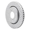 830-54219L Geoperformance Drilled/Slotted Brake Rotor, 2010-2014 Ford/Lincoln/Mercury/Mazda, Position: Front Left - image 2