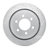 830-54220R Geoperformance Drilled/Slotted Brake Rotor, 2012-2020 Ford/Lincoln/Mercury/Mazda, Position: Rear Right - image 1