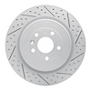 830-54222R Geoperformance Drilled/Slotted Brake Rotor, 2013-2019 Ford/Lincoln/Mercury/Mazda, Position: Rear Right - image 1