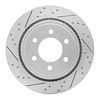 830-54231L Geoperformance Drilled/Slotted Brake Rotor, 2015-2017 Ford/Lincoln/Mercury/Mazda, Position: Rear Left - image 1