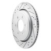 830-54231L Geoperformance Drilled/Slotted Brake Rotor, 2015-2017 Ford/Lincoln/Mercury/Mazda, Position: Rear Left - image 2