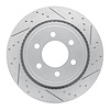 830-54231R Geoperformance Drilled/Slotted Brake Rotor, 2015-2017 Ford/Lincoln/Mercury/Mazda, Position: Rear Right - image 1