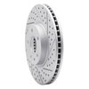 830-54259R Geoperformance Drilled/Slotted Brake Rotor, 2013-2020 Ford/Lincoln/Mercury/Mazda, Position: Front Right - image 2