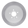 830-54260R Geoperformance Drilled/Slotted Brake Rotor, 2013-2014 Ford/Lincoln/Mercury/Mazda, Position: Rear Right - image 1