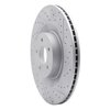 830-54261R Geoperformance Drilled/Slotted Brake Rotor, 2016-2018 Ford/Lincoln/Mercury/Mazda, Position: Front Right - image 2