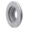 830-54263R Geoperformance Drilled/Slotted Brake Rotor, Fits Select Ford/Lincoln/Mercury/Mazda, Position: Front Right,Fr Right - image 2