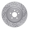 830-54266R Geoperformance Drilled/Slotted Brake Rotor, 2013-2019 Ford/Lincoln/Mercury/Mazda, Position: Front Right - image 1