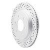 830-54267L Geoperformance Drilled/Slotted Brake Rotor, 2018-2021 Ford/Lincoln/Mercury/Mazda, Position: Rear Left - image 2