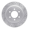 830-54267R Geoperformance Drilled/Slotted Brake Rotor, 2018-2021 Ford/Lincoln/Mercury/Mazda, Position: Rear Right - image 1