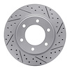 830-54275R Geoperformance Drilled/Slotted Brake Rotor, Fits Select Ford/Lincoln/Mercury/Mazda, Position: Front Right - image 1