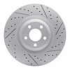 830-54277R Geoperformance Drilled/Slotted Brake Rotor, Fits Select Ford/Lincoln/Mercury/Mazda, Position: Front Right - image 1