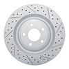 830-54278R Geoperformance Drilled/Slotted Brake Rotor, Fits Select Ford/Lincoln/Mercury/Mazda, Position: Rear Right - image 1