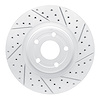 830-54281R Geoperformance Drilled/Slotted Brake Rotor, Fits Select Ford/Lincoln/Mercury/Mazda, Position: Front Right - image 1