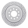 830-55003R Geoperformance Drilled/Slotted Brake Rotor, 2003-2011 Ford/Lincoln/Mercury/Mazda, Position: Rear Right - image 1