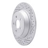 830-55005R Geoperformance Drilled/Slotted Brake Rotor, Fits Select Ford/Lincoln/Mercury/Mazda, Position: Rear Right - image 2