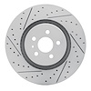830-55006L Geoperformance Drilled/Slotted Brake Rotor, Fits Select Ford/Lincoln/Mercury/Mazda, Position: Front Left - image 1
