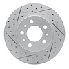 830-56012L Geoperformance Drilled/Slotted Brake Rotor, 1995-1997 Ford/Lincoln/Mercury/Mazda, Position: Front Left - image 1
