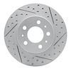 830-56012R Geoperformance Drilled/Slotted Brake Rotor, 1995-1997 Ford/Lincoln/Mercury/Mazda, Position: Front Right - image 1