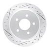 830-56015L Geoperformance Drilled/Slotted Brake Rotor, 1996-2002 Ford/Lincoln/Mercury/Mazda, Position: Rear Left - image 1