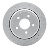 830-56020L Geoperformance Drilled/Slotted Brake Rotor, 2003-2011 Ford/Lincoln/Mercury/Mazda, Position: Rear Left - image 1