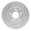 830-58004L Geoperformance Drilled/Slotted Brake Rotor, 1991-1996 Acura/Honda, Position: Front Left - image 1
