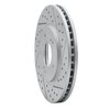 830-58004R Geoperformance Drilled/Slotted Brake Rotor, 1991-1996 Acura/Honda, Position: Front Right - image 2