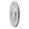 830-58005L Geoperformance Drilled/Slotted Brake Rotor, 1991-1996 Acura/Honda, Position: Rear Left - image 2