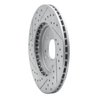 830-58005R Geoperformance Drilled/Slotted Brake Rotor, 1991-1996 Acura/Honda, Position: Rear Right - image 4