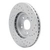 830-58015L Geoperformance Drilled/Slotted Brake Rotor, 1999-2004 Acura/Honda, Position: Front Left - image 4