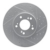830-58015R Geoperformance Drilled/Slotted Brake Rotor, 1999-2004 Acura/Honda, Position: Front Right - image 1