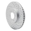 830-58015R Geoperformance Drilled/Slotted Brake Rotor, 1999-2004 Acura/Honda, Position: Front Right - image 2