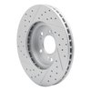 830-58015R Geoperformance Drilled/Slotted Brake Rotor, 1999-2004 Acura/Honda, Position: Front Right - image 4