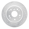 830-58019L Geoperformance Drilled/Slotted Brake Rotor, 2003-2011 Acura/Honda, Position: Rear Left - image 1