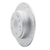 830-58019L Geoperformance Drilled/Slotted Brake Rotor, 2003-2011 Acura/Honda, Position: Rear Left - image 2