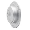 830-58019R Geoperformance Drilled/Slotted Brake Rotor, 2003-2011 Acura/Honda, Position: Rear Right - image 2