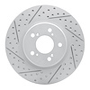 830-58021L Geoperformance Drilled/Slotted Brake Rotor, 2005-2012 Acura/Honda, Position: Front Left - image 1